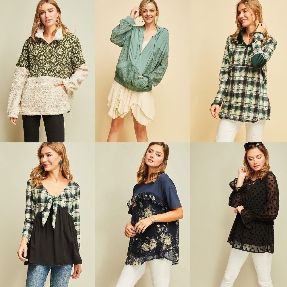 ✿❀ Green Plaid Pullover fleece  ❀✿ - Picture 8 of 8